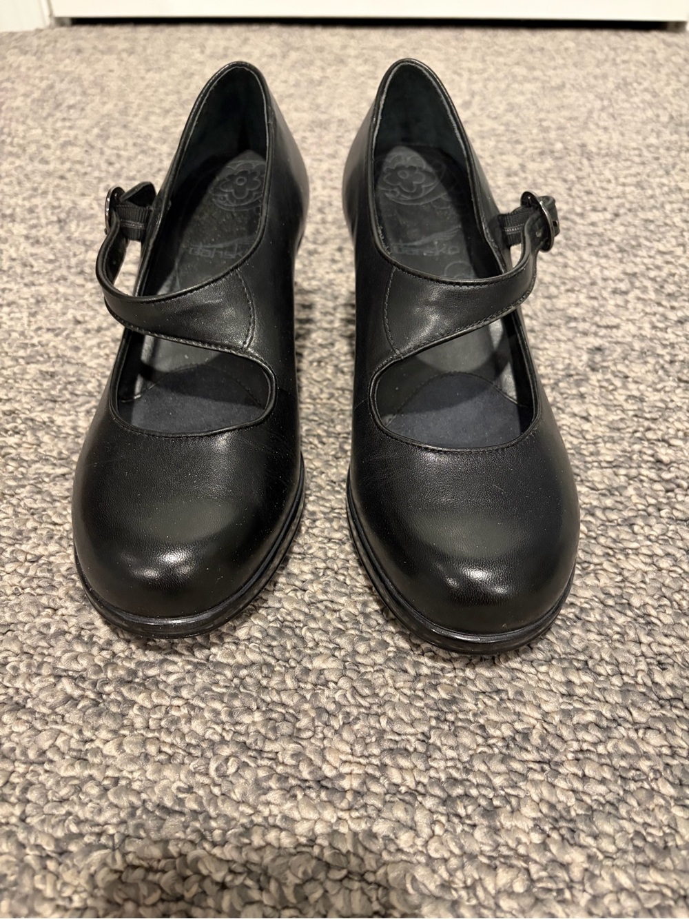 Dansko Black Mary Jane Heels